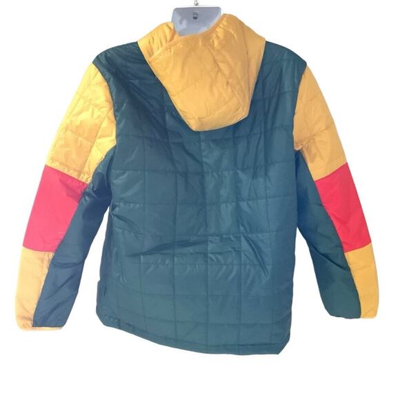 Nike Synthetic Fill Zip Jacket Mens Large Swoosh Colorblock Multicolor Fleece - Picture 4 of 11